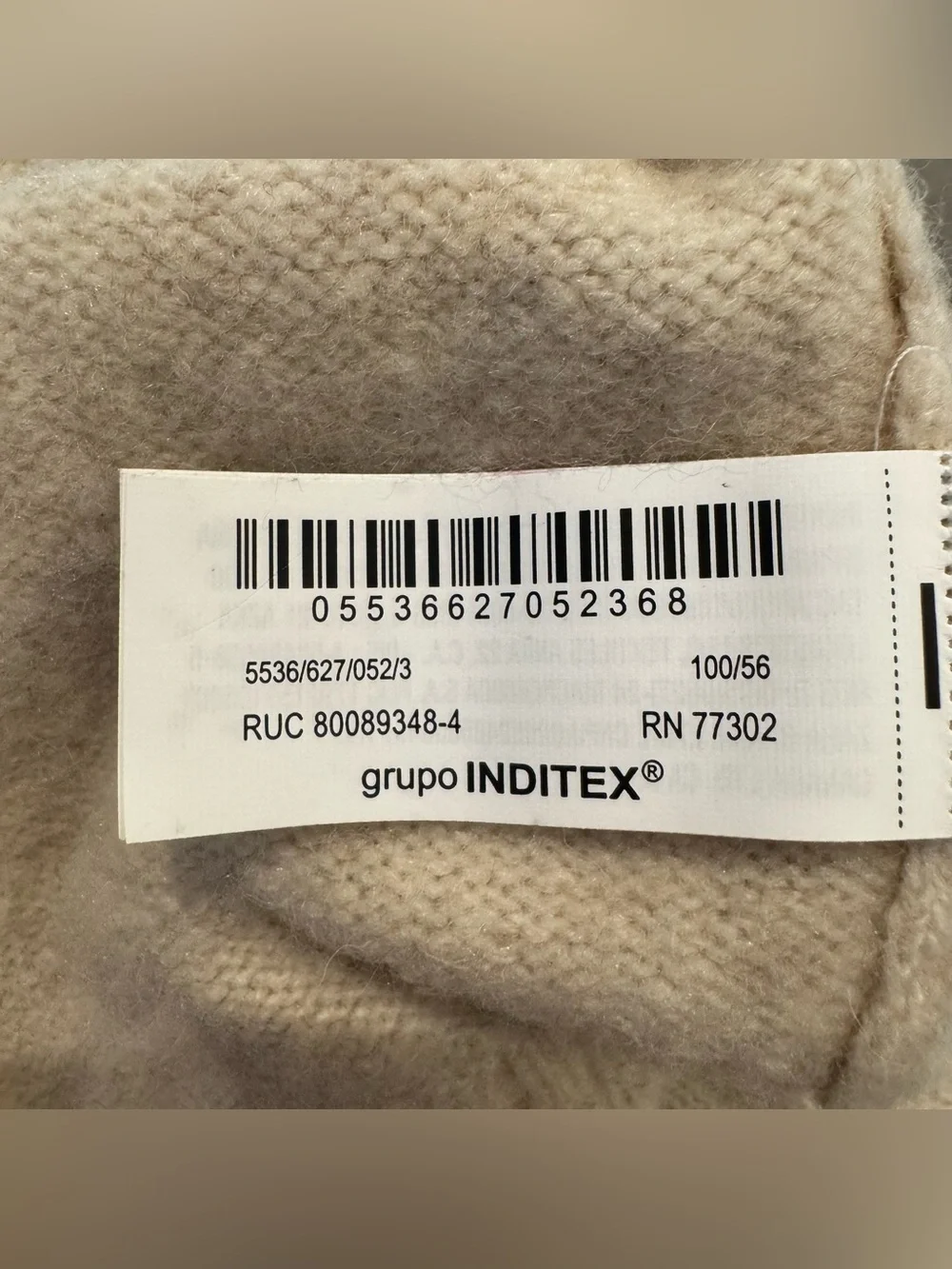 Zara Kids Oatmeal Beige Turtleneck Sweater 3Y Wool Blend